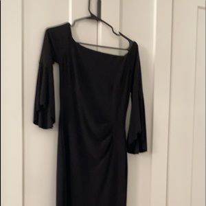 Ralph Lauren 3/4sleeve W/ruffle size 2 long dress